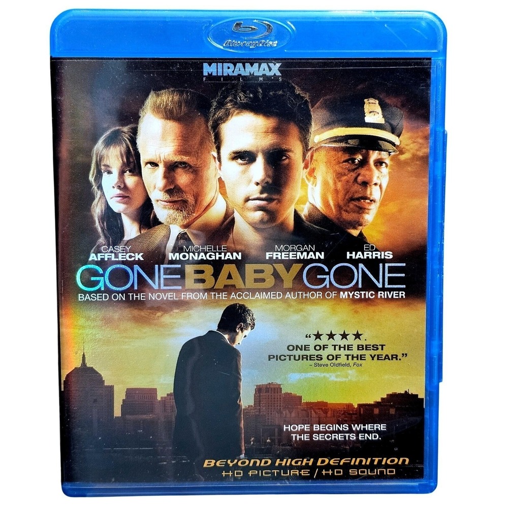Gone Baby Blu-ray Mystery Thriller Miramax Film Casey Affleck Ed Harris